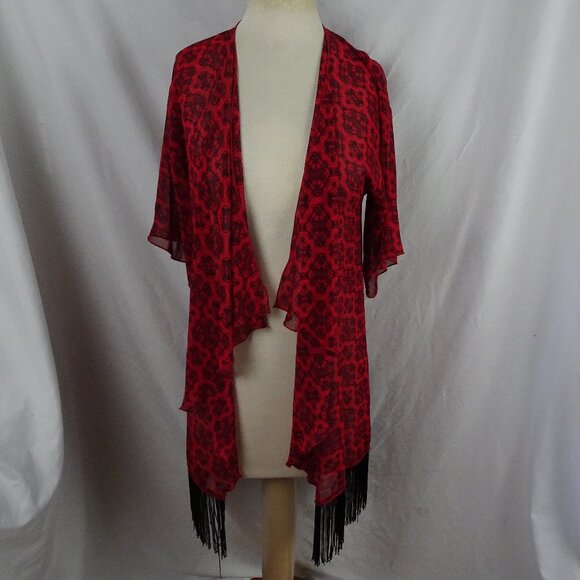 Lularoe Monroe Kimono Women Cover Size S - Picture 1 of 9